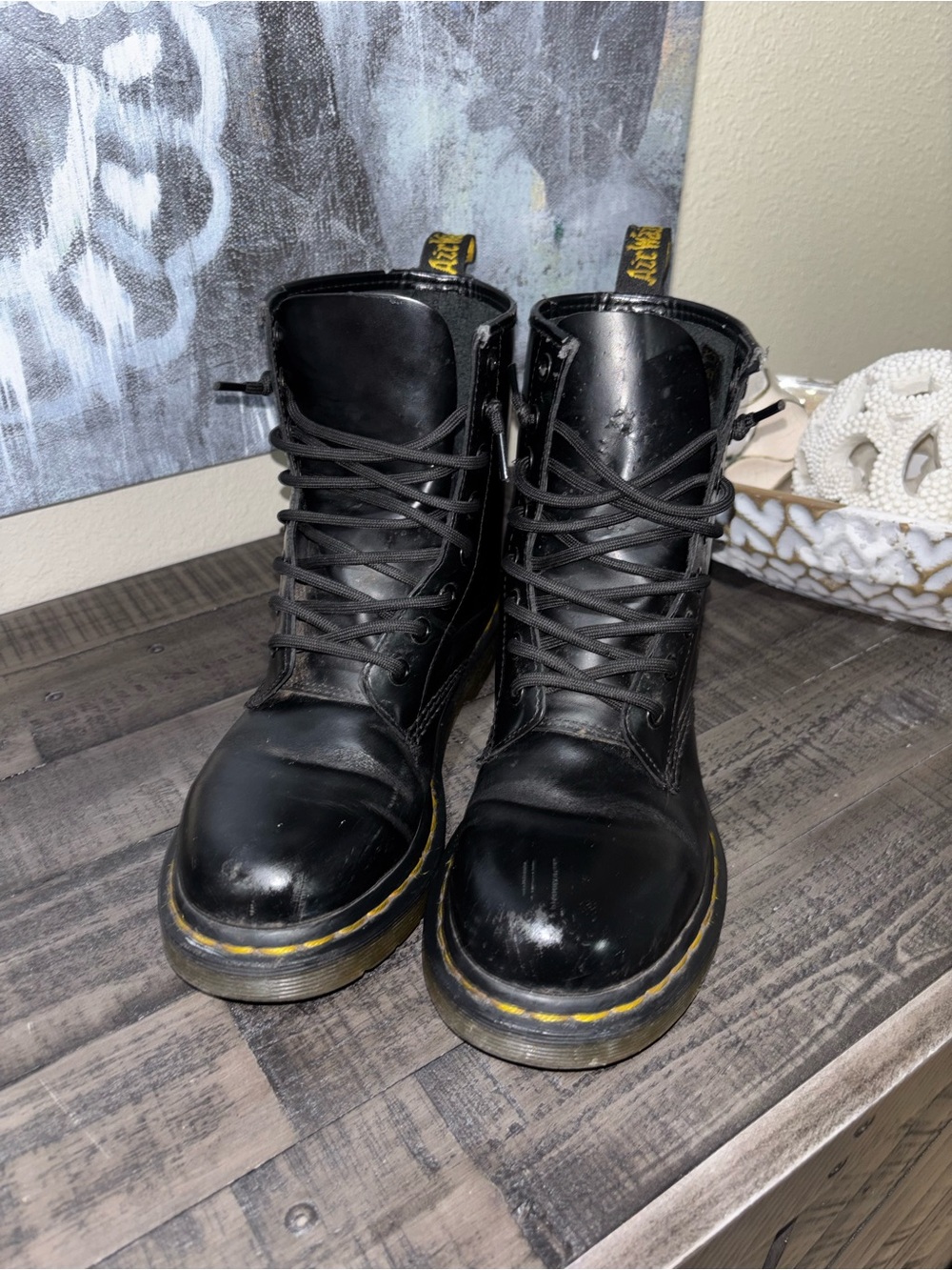 Dr. Martens Shoes | 1460 lace up
Boot In Black Wonens SZ 7 - Picture 2 of 12